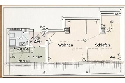 2-Zimmerwohnung in Uni- und Innenstadtnähe – frei verfügbar - Münster Erphoviertel