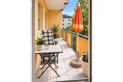 Helle 2 ZKB Wohnung mit Balkon & Stellplatz in Marburg-Marbach