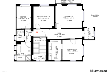 Wohnung zum Mieten in Landau 895,00 € 105 m²