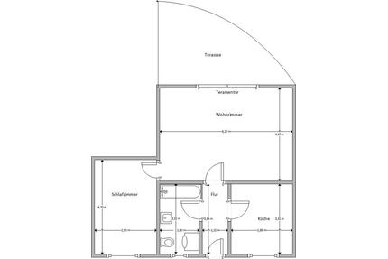 Vermiete 2-Raumwohnung im Einfamilienhaus, 58qm - Königs Wusterhausen