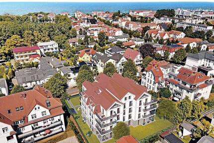 Palais am Küstenwald - 2-Zimmer-Wohnung mit Wintergarten im Erdgeschoss - Kühlungsborn