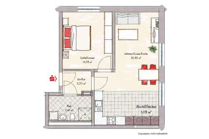 Wohnung zum Mieten in Berchtesgaden 980,00 € 54.29 m²