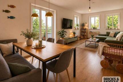 3-Zimmer-Wohnung mit Balkon & Tiefgaragenstellplatz in Augsburg-Göggingen - Augsburg / Göggingen