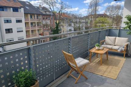 Großzüg. Wohnung mit 3 Balkonen u.TG-Platz, in MA-City, Nähe Hbf. - 55504059 - Mannheim Quadrate