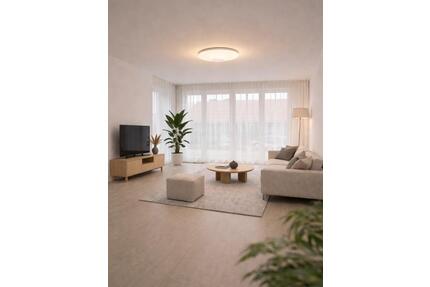 Modernes Wohnen im Neubau: Stilvolle 2-Zimmer-Wohnung mit Loggia - Ladbergen