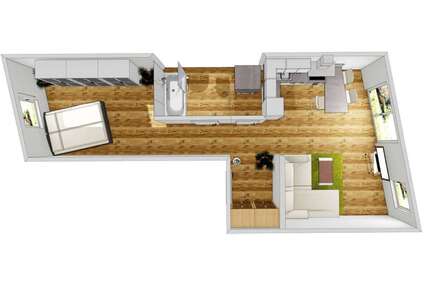 Wohnung zum Mieten in Landshut, Nikola 745,00 € 51.61 m²