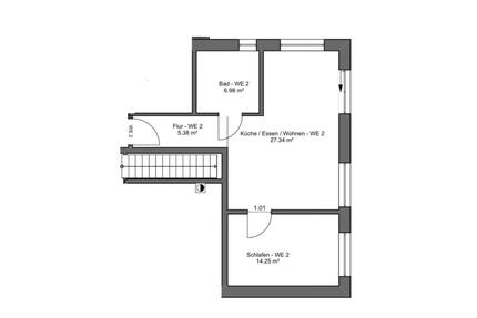 Erdgeschoss-Wohnung Neubau, 60 qm, zu vermieten - Falkenstein