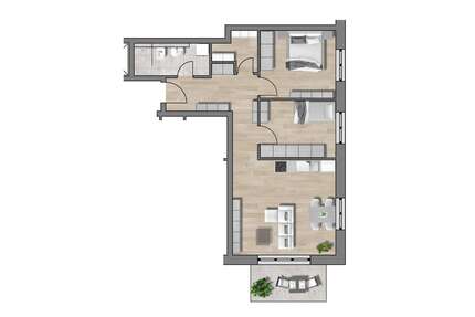 Wohnung zum Kaufen in Traunstein 433.500,00 € 67.69 m²