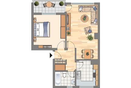 Zentral gelegene 2-Zimmer-Wohnung in Dortmund Wickede !!!