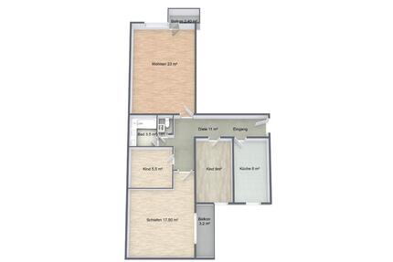 3,5 Zimmer Wohnung 82m2 zu Vermieten, Obergiesing - München Ramersdorf-Perlach