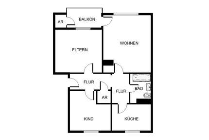 Wohnung zum Mieten in Herne 469,00 € 61 m²