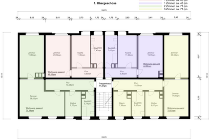 Wohnung zum Kaufen in Oranienburg 235.000,00 € 71 m²