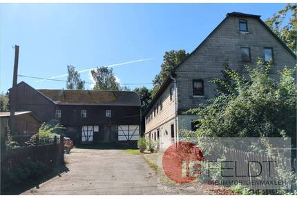 Historischer Zweiseithof mit großem Grundstück und vielseitigen Nutzungsmöglichkeiten - Jahnsdorf