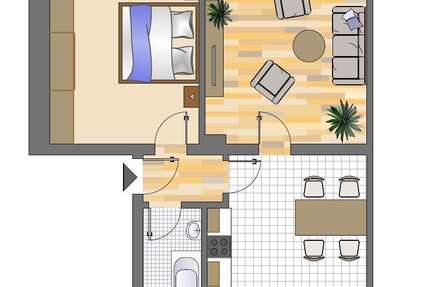 Wohnung zum Mieten in Herten 449,00 € 55.18 m²