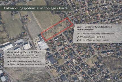 Provisionsfrei: Entwicklungsgrundstück in Garrel mit B-Plan & Bauerwartungsland (15.059 m²)