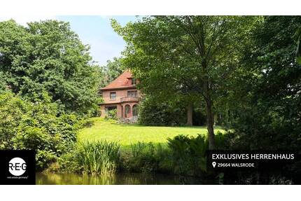 Repräsentatives Herrenhaus auf weitläufigem Grundstück in Walsrode - im Heidekreis, Niedersachsen
