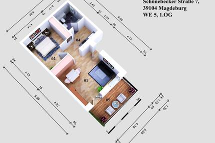 ✨ MEINS! Ihr neues Zuhause mit Sonnenbalkon und Einbauküche in Buckau! - Magdeburg