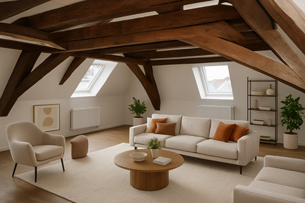 Charmante DG-Wohnung im Zentrum mit Dachterasse & Erstbezug - Bad Schussenried