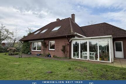 Ebenerdige 3-Zimmer-Wohnung mit großem Garten & Garage in ländlicher Lage nahe OL - Wiefelstede