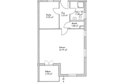 Wie Urlaub: 2-Zimmer Wohnung mit Balkon und Garage - Dobel