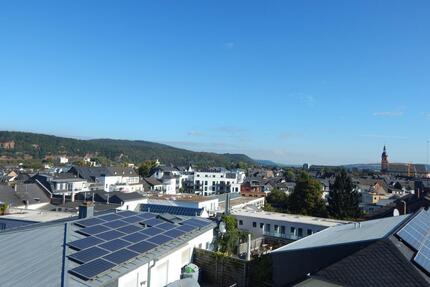 Blick über die Stadt- Altersgerechte helle Penthousewohnung an der Fußgängerzone - Trier