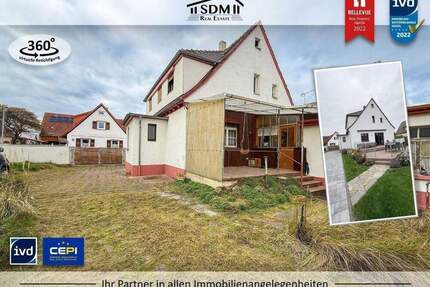 ENTFALTUNGSPOTENTIAL: Sanierungsbedürftiges Einfamilienhaus in Linkenheim - Linkenheim-Hochstetten