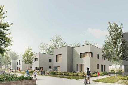 Doppelhaushälfte Holz KfW 40 Neubau - Mühlenbecker Land