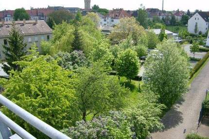 Preis inkl. TG-Stellplatz - hübsche ruhige Single-2-Raum-Wohnung - Blick ins Grüne, Aufzug, barrierefreier Zugang - Leipzig Böhlitz-Ehrenberg