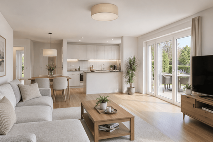10% Rabatt bis Ende August! Neubauprojekt „Panoramablick“ 3,5 Zi. Wohnung mit Terrasse Aufzug & TG - Göggingen