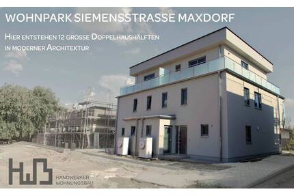 Neubau: Moderne Doppelhaushälfte mit anspruchsvoller Architektur! - Maxdorf