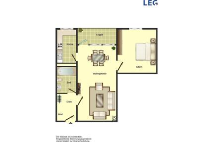 Zwei Zimmer mit separater Küche und Balkon in Düsseldorf