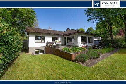 Großzügiger Bungalow mit Kamin und Wohlfühlgarten in ruhiger Sackgassenlage - Dortmund Kley