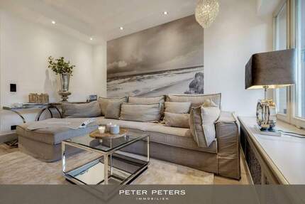 Meerblick und Terrasse! Neu und aufwendig sanierte 3 Zimmer Ferienwohnung - Kampen