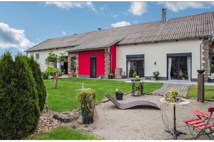 Bungalow Wohnhaus mit Werkstatt idyllisch in der Natur - Schnelldorf