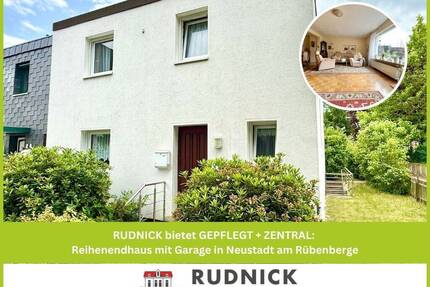 RUDNICK bietet GEPFLEGT + ZENTRAL: Reihenendhaus mit Garage in Neustadt am Rübenberge
