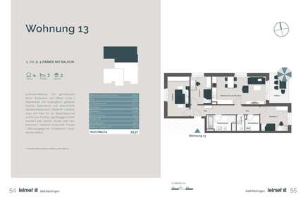 Wohnung zum Kaufen in Bad Säckingen 534.000,00 € 95.37 m²