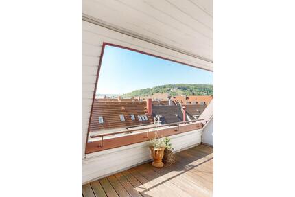 3-Zimmer Loft-Maisonette mit Fernblick-Loggia in der Neubaustraße - Würzburg Dürrbachau