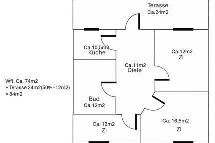 3,5 Zimmer-Wohnung in Weiskirchen