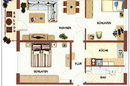 Wohnung zum Mieten in Dresden 800,00 € 66 m²