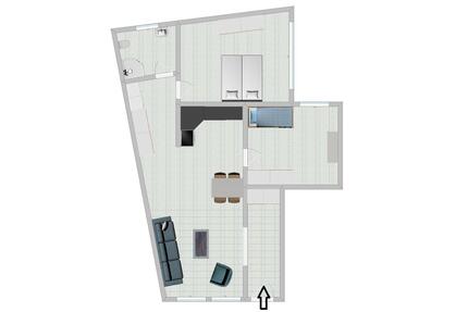 Erdgeschoßwohnung 3 Zimmer 75qm Erstbezug nach Sanierung - Hennef (Sieg)