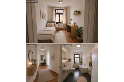 Zentraler Altbau mit Balkon, EBK und viel Platz - Leipzig Südost