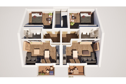 Helle 2 Zimmerwohnung in Regensburg mit tollem Ausblick und Südbalkon im 2.OG