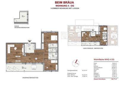 Erstbezug - Exklusive 3-Zimmer-Wohnung mit Süd-Loggia - Sontheim
