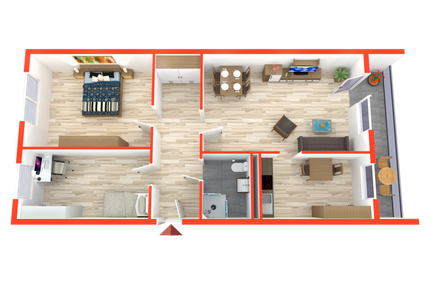 Wohnung zum Mieten in Gera 375,98 € 83.55 m²