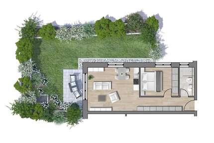 Wohnung zum Kaufen in Traunstein 301.500,00 € 47.74 m²