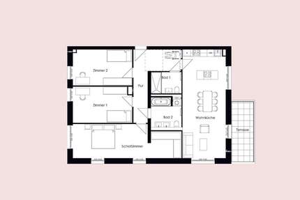 Wohnung zum Mieten in Bruchsal 1.566,50 € 120.5 m²