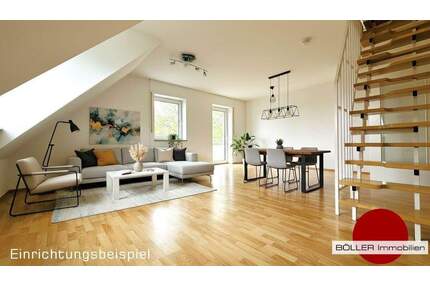 The Art of Cozy! Tolle 3,5 Zi. Wohnung über 2 Etagen mit Balkon im beliebten Erlangen-Büchenbach!