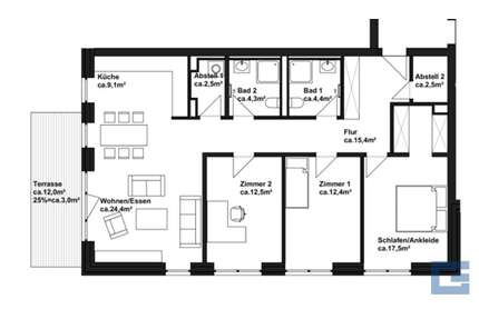 Wohnung zum Kaufen in Heikendorf 766.085,00 € 108 m²
