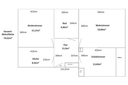 Sonnige 3-Zimmer-Wohnung in Nbg. Röthenbach b. Schweinau - Nürnberg Gebersdorf