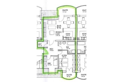 Helle Dachgeschosswohnung mit zwei Balkonen in Grenzach-Wyhlen